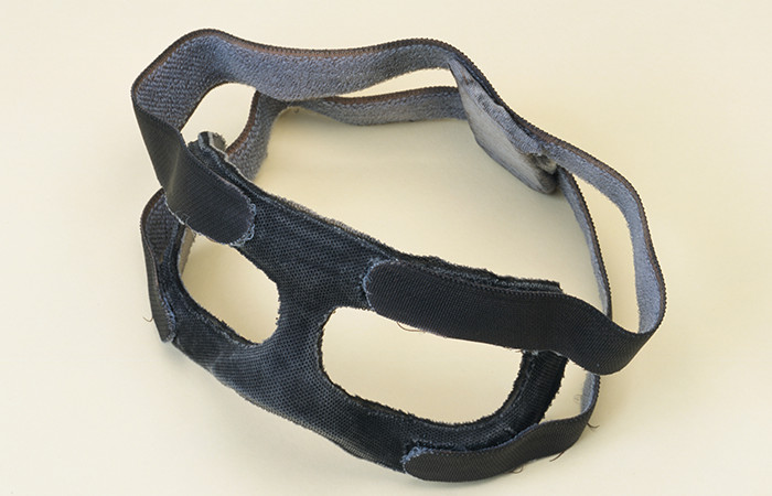 Face mask worn by Miyamoto Tsuneyasu at 2002 FIFA World Cup Japan-Korea