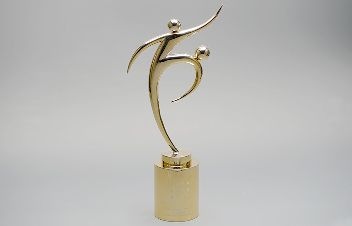 FIFA Fair Play Award trophy from 2011 FIFA Ballon d`Or