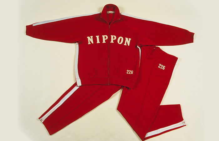 National team practice gear used by Kawabuchi Saburo at Tokyo Olympics in 1964