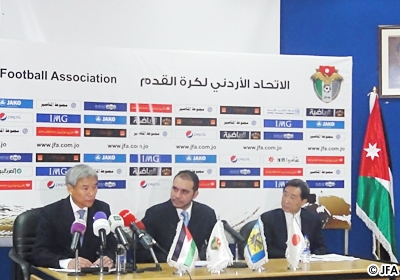 ヨルダンサッカー協会とパートナーシップ協定を締結、調印式を行う