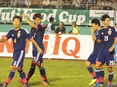 U-19日本代表　U-19国際フットボールトーナメントNutifood Cup 2014 第2戦結果