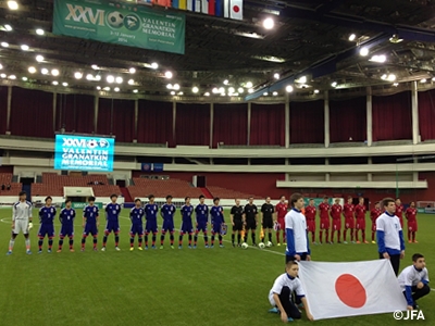 U-18日本代表　チェコ戦に勝利！2014年白星スタート！