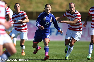 なでしこジャパン　アルガルベカップ　アメリカ女子代表と1-1のドロー