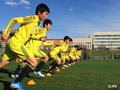 U-16日本代表候補　国内トレーニングキャンプ（神奈川）活動レポート3/21(金・祝)