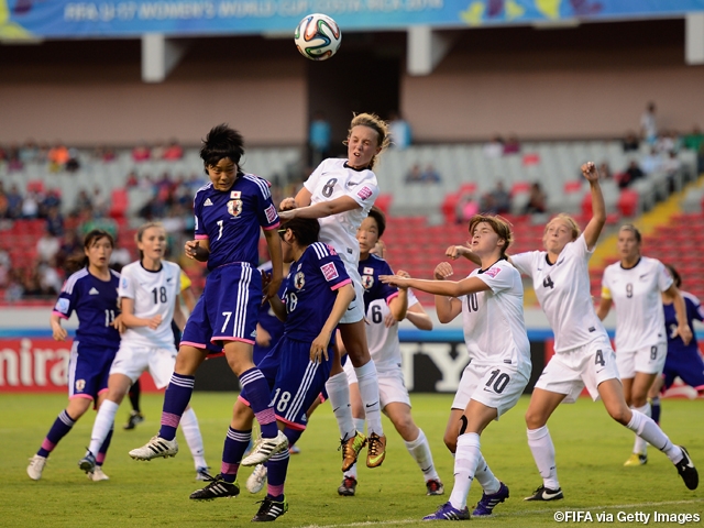 U-17日本女子代表　FIFAU-17女子ワールドカップコスタリカ2014 グループステージ3連勝で準々決勝へ