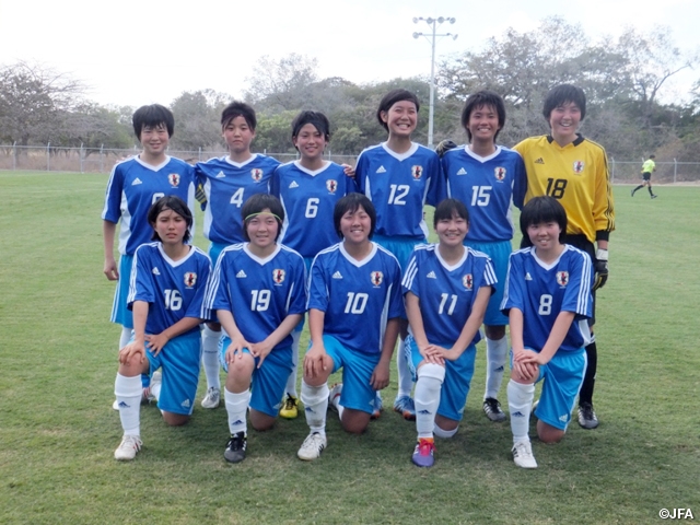 U-17日本女子代表　FIFAU-17女子ワールドカップコスタリカ2014　カナダとのトレーニングマッチを1－1のドローに終える