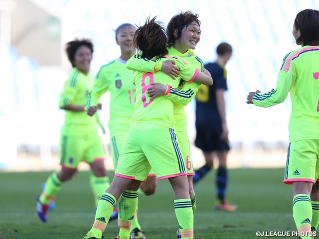 なでしこジャパン　アルガルベカップ　スウェーデンを相手に逆転勝利し決勝に進出