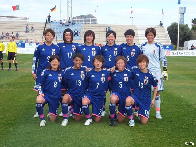 U-23日本女子代表　ラ・マンガ国際大会　イングランドに4-0で勝利し大会をしめくくる