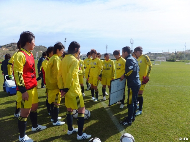 U-23日本女子代表　ラ・マンガ国際大会　活動レポート（2/28）