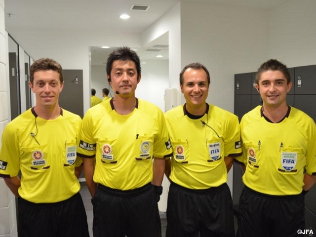 Japanese referees took charge of the A-League for the first time 