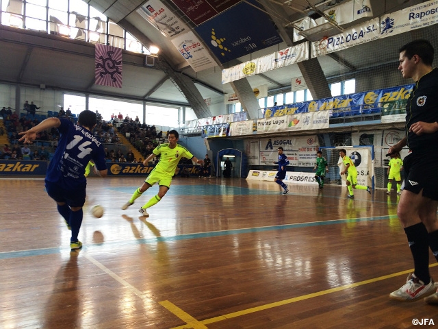 Futsal Japan National Team Spain Trip　Azkar Lugo outscore Japan in first of second three match series 
