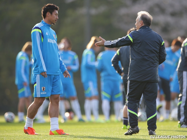 SAMURAI BLUE begin training camp with fresh faces.