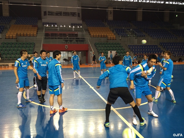 Futsal Japan National Team begin training camp in Nagoya for AFC Championship