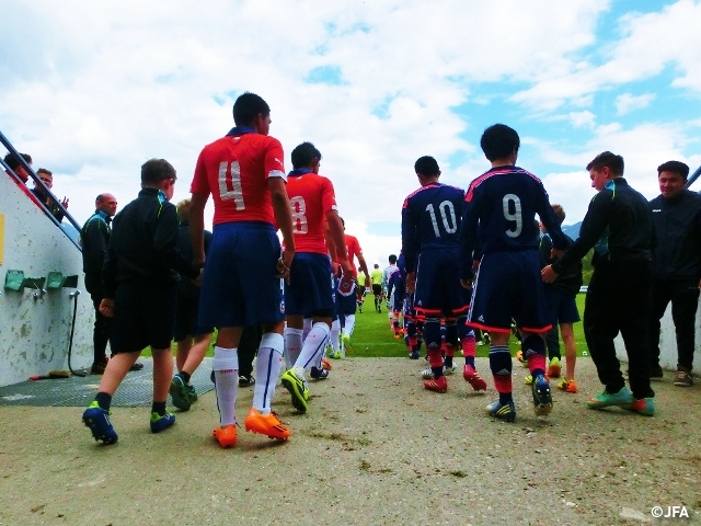 U-16日本代表　第11回デッレナツィオーニトーナメント（イタリア）　U-16チリ代表戦試合結果