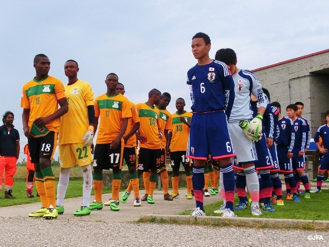 U-16 Japan National Team Italy rip: Training match report against Zambia National Team