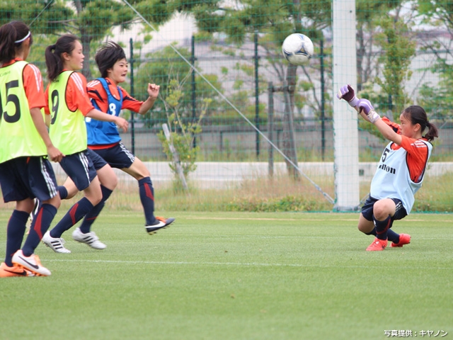 キヤノン ガールズ・キャンプ　U-17日本女子代表選手がゲスト参加
