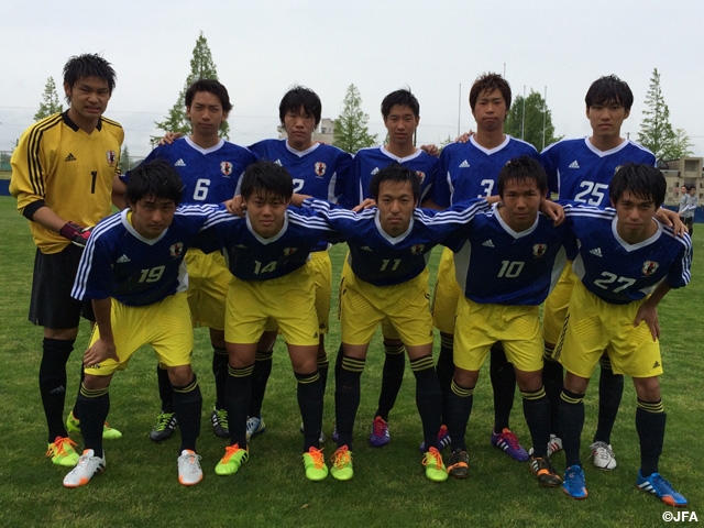 U-19日本代表候補　トレーニングキャンプ　ソニー仙台とトレーニングマッチを行う