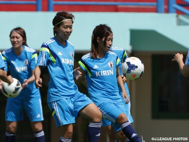 なでしこジャパン　AFC女子アジアカップ準決勝を前に最終調整
