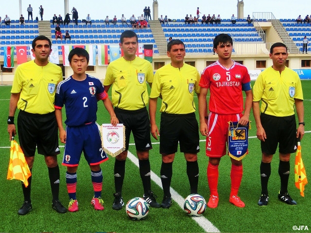 U-16日本代表　カスピアンカップ2014（アゼルバイジャン）第1戦 タジキスタンと引き分ける