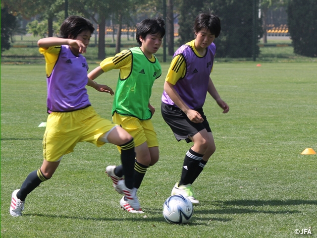 JFA Elite Programme Women's Under-14 Squad go through preparation for China tournament under 42-degree heat