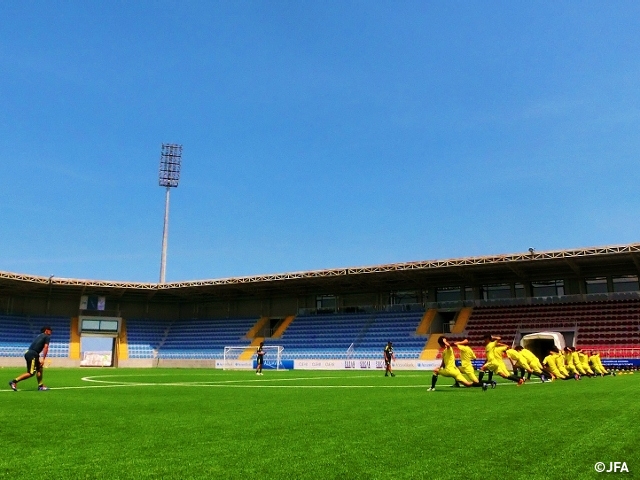 U-16日本代表　カスピアンカップ2014（アゼルバイジャン）活動レポート（5/31）