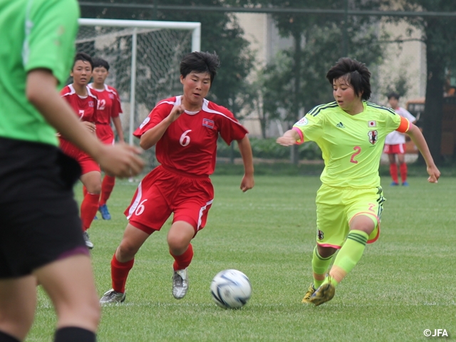JFAエリートプログラム女子U-14中国遠征　AFC U-14 Girls’ Regional Championship 朝鮮民主主義人民共和国女子代表に惜しくも敗れる