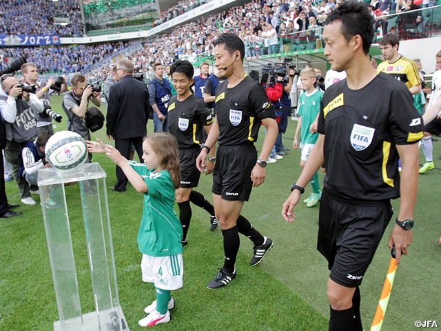 TOJO Minoru, OTSUKA Haruhiro, TANAKA Toshiyuki Returned to Japan after Finishing a Referee Exchange Program