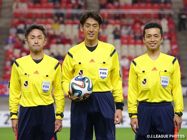 2014FIFAワールドカップ ブラジル　西村・相樂・名木審判員が開幕戦の「ブラジル 対 クロアチア」を担当