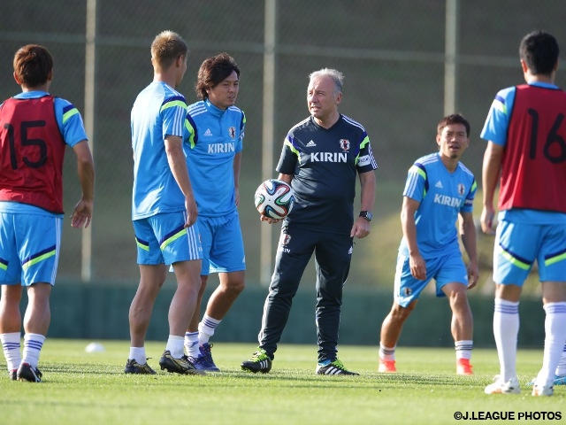 Japan squad verify defensive tactics vs. Cote d'Ivoire