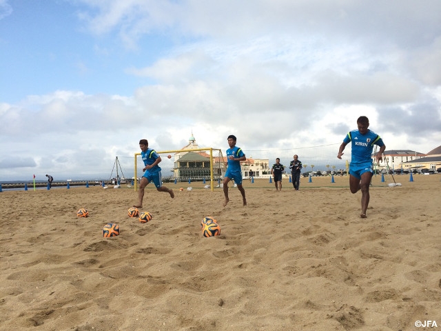 Beach Soccer Japan National Team training camp begins first time in Fukuoka