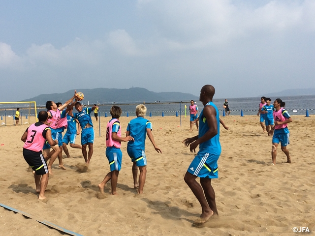 ビーチサッカー日本代表候補トレーニングキャンプ　活動レポート（6/13）