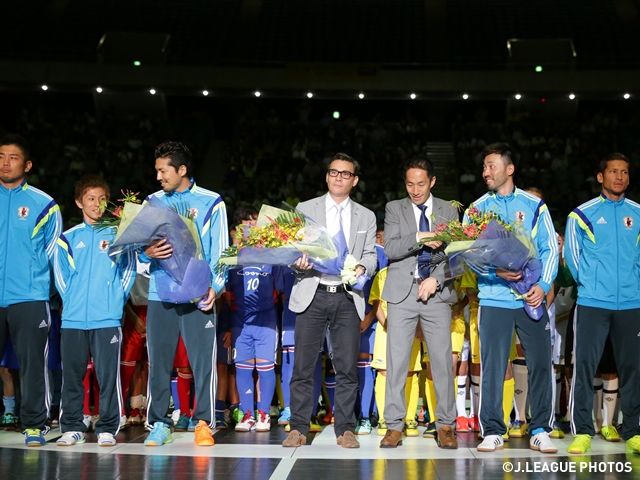 フットサル代表　AFC選手権連覇をFリーグ開幕戦で報告