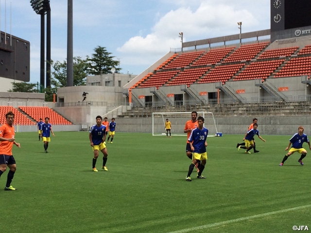 U-19日本代表候補　大宮アルディージャとトレーニングマッチを行う