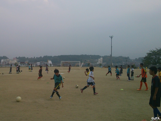 JFA Tohoku Reconstruction Support Project - June 2014 Report by TEGURAMORI Hiroshi, national training centre coach