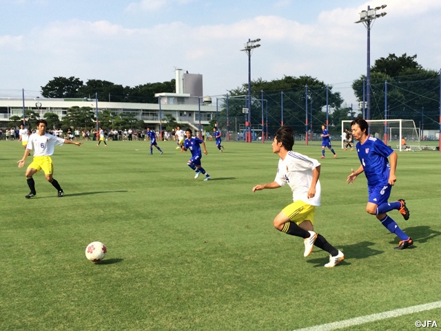 U-19日本代表候補　FC東京とトレーニングマッチを行う