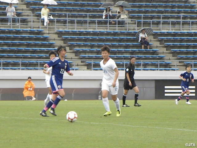 U-18日本女子代表　日中韓国際親善サッカー大会(U-18)第2戦　上海女子代表に6-1で勝利