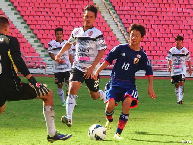 U-16日本代表　タイ遠征　最終戦はU-18アサンプション大学トンブリ校と引き分ける