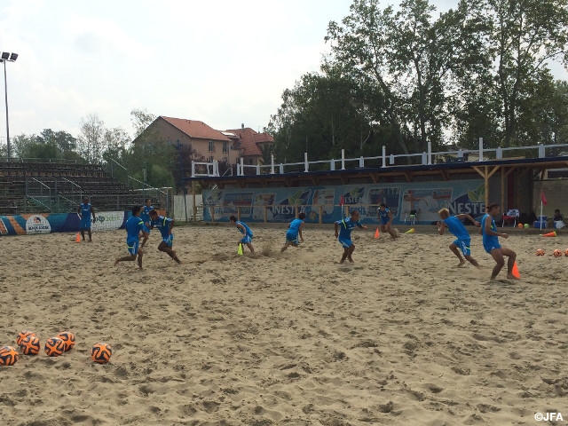 2nd day in Hungary: Beach Soccer National Team Europe tour