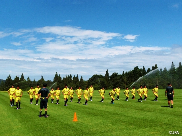 U-16日本代表　国内トレーニングキャンプ（新潟県十日町市）活動レポート（8/5）