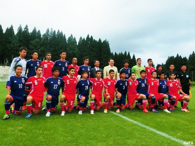 U-16日本代表候補 国内トレーニングキャンプ（新潟）　U-16イラン代表に2-0で勝利