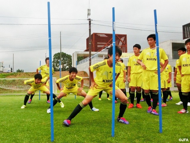 U-16日本代表候補　国内トレーニングキャンプ（新潟県十日町市）活動レポート（8/7）