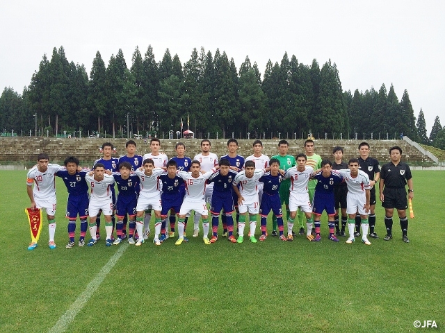U-16日本代表候補 国内トレーニングキャンプ（新潟）　U-16イラン代表にPK戦の結果、勝利