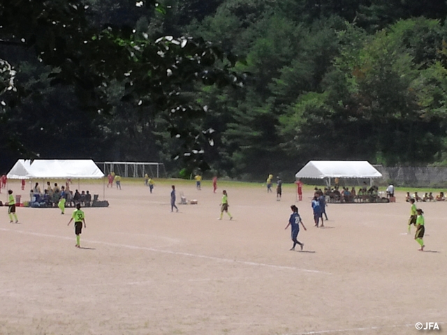 JFAガールズサッカーフェスティバル　山形県の蔵王温泉総合グラウンドに、約270人が参加！