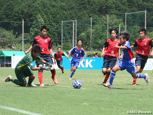 Four teams through to the semifinals of the 38th Japan U-12 Football Championship