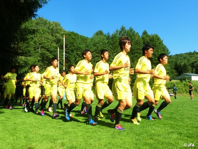 U-16日本代表候補　国内トレーニングキャンプ（長野菅平）活動レポート（8/20）