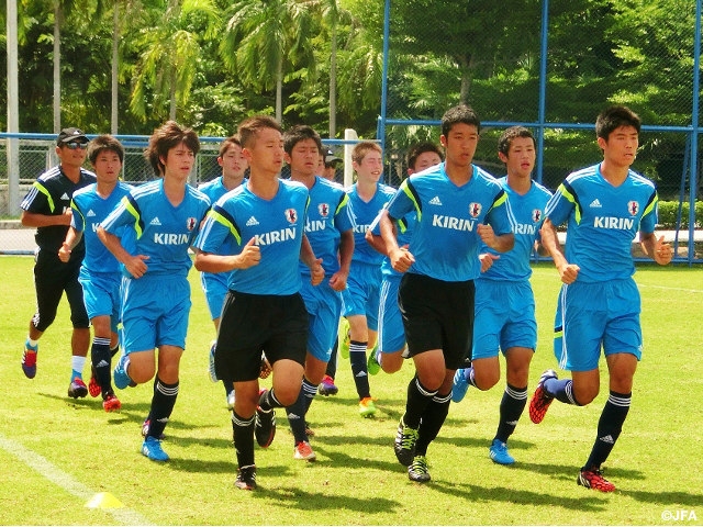 U-16日本代表　AFC U-16選手権　直前キャンプ　活動レポート（8/27）
