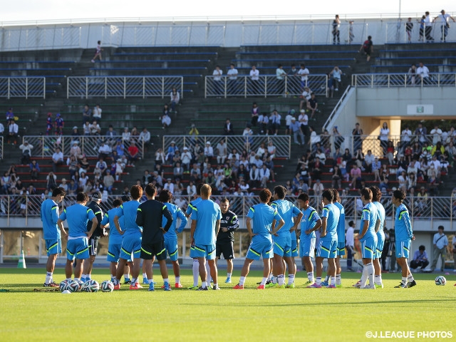 SAMURAI BLUE、全選手そろって練習～札幌合宿2日目～