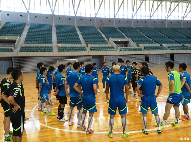 Futsal Japan National Team candidates - last day of training camp