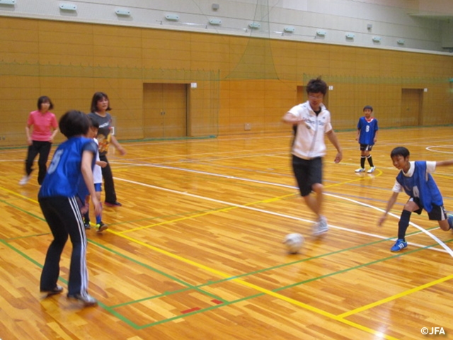 JFAファミリーフットサルフェスティバル　愛知県の千種スポーツセンターに、約220人が参加！