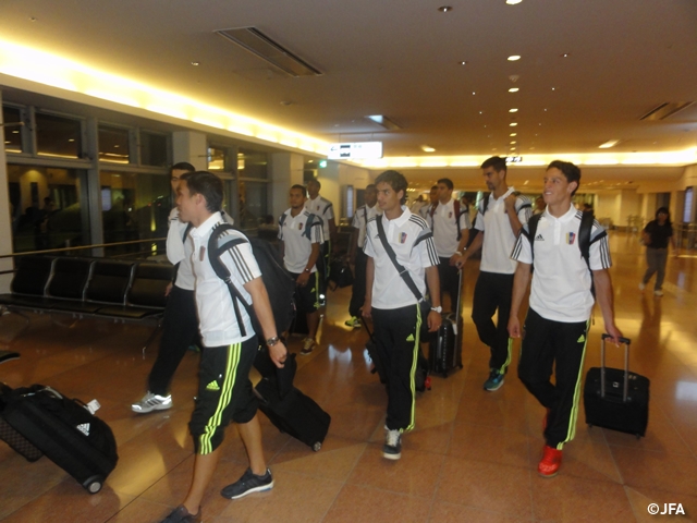 Venezuela national team arrive in Japan for KIRIN CHALLENGE CUP 2014